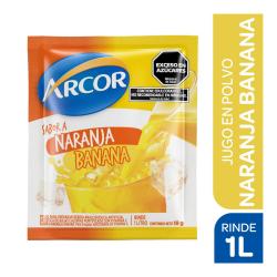 Jugo naranja-banana - sobre Arcor 15 Gr