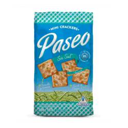 Galletitas crackers sin sal Paseo 300 Gr