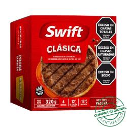Hamburguesa clásica x 4u Swift 320 Gr