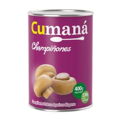 Champignones enteros Cumaná 400 Gr
