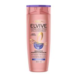 Shampoo kera-liso brillo Elvive 400 Ml