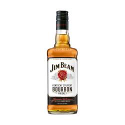 Whisky bourbon white label Jim Beam 750 Ml