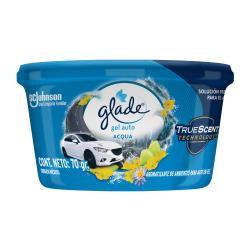Aromatizante continuo gel autos acqua Glade 70 Gr