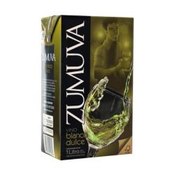 Vino blanco dulce - tetra Zumuva 1 Lt