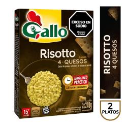 Arroz 4 quesos - caja Gallo 240 Gr