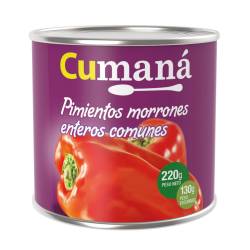 Pimientos morrones - lata Cumaná 210 Gr
