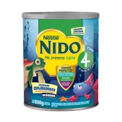 Leche polvo prebio +4 - lata Nido 800 Gr