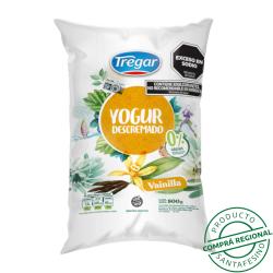 Yogur bebible descremado vainilla - sachet Tregar 900 Gr