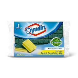 Esponja cuadriculada Ayudín 1 U