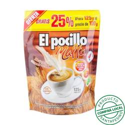 Malta instantánea torrada - pouch El Pocillo 125 Gr