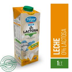 Leche larga vida 0% lactosa - tetra Tregar 1 Lt