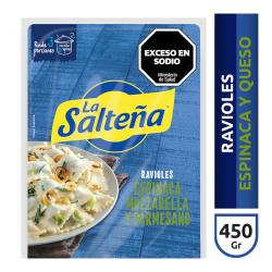 Ravioles espinaca y queso La Salteña 450 Gr