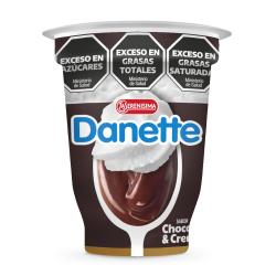 Postre chocolate con crema - pote Danette 100 Gr