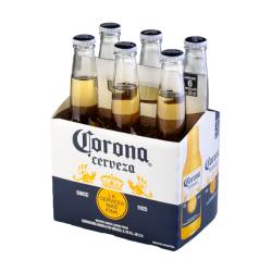 Cerveza rubia botella x330 pack Corona 6 U
