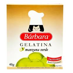 Gelatina manzana Barbara 40 Gr
