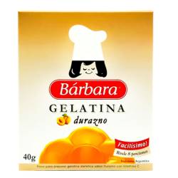 Gelatina durazno Barbara 40 Gr