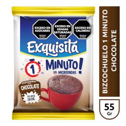 Bizcochuelo chocolate taza Exquisita 55 Gr