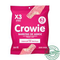 Barra arroz frutilla agrupada Crowie 36 Gr