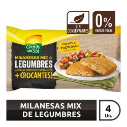 Milanesas mix de legumbres Granja Del Sol 330 Gr