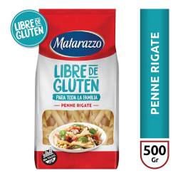 Fideos guiseros penne rigate sin gluten Matarazzo 500 Gr