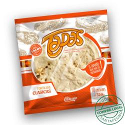 Tortillas clásicas 10u Tapas 320 Gr