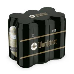Cerveza rubia lata x473 pack Warsteiner 6 U
