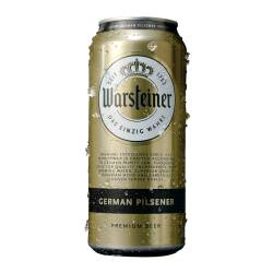 Cerveza rubia - lata Warsteiner 473 Cm3