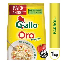 Arroz vaporizado - bolsa Gallo Oro 1 Kg