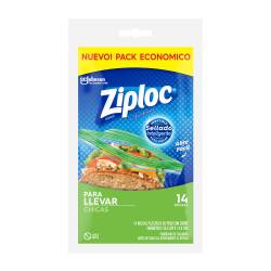 Bolsa llevar chica Ziploc 14 U