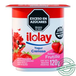 Yogur batido frutilla - pote Ilolay 120 Gr