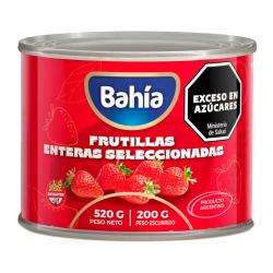 Frutillas en almíbar - lata Bahía 520 Gr