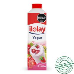 Yogur bebible entero frutilla - botella Ilolay 1 Lt