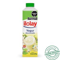 Yogur bebible descremado vainilla - botella Ilolay 1 Lt
