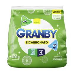 Jabón en polvo lavarropas automático limón - bolsa Granby Matic 400 Gr