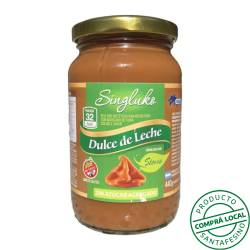 Dulce de leche sin azúcar con stevia - frasco Singluko 440 Gr