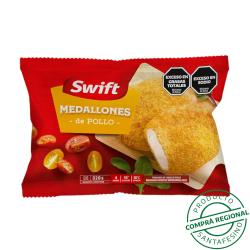 Medallones pollo rebozado x 4u Swift 320 Gr