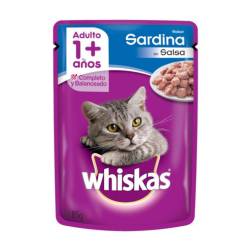 Alimento para gatos adultos sardina Whiskas 85 Gr