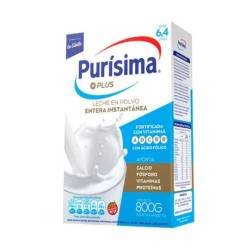 Leche polvo instantánea entera - caja Purisima 800 Gr