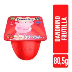 Alimento lácteo frutilla - pote Danonino 80.5 Gr