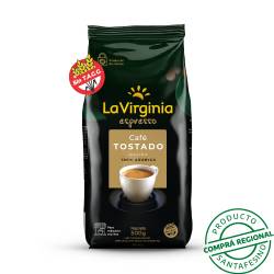 Café molido tostado espresso - bolsa La Virginia 500 Gr