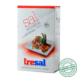 Sal entrefina yodada - estuche Tresal 500 Gr