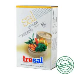 Sal gruesa yodada - estuche Tresal 500 Gr