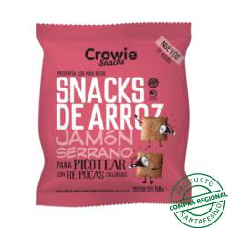 Snack arroz sabor jamón serrano Baked Chips 50 Gr