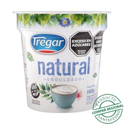 Yogur batido natural - pote Tregar 140 Gr