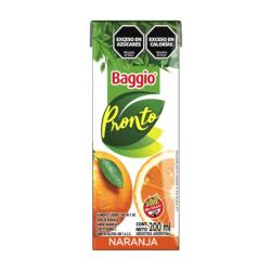 Jugo naranja - tetra Baggio Pronto 200 Ml
