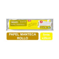 Papel manteca 28 x5mt Separata 1 U