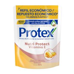 Jabón líquido antibacterial vitamina e - repuesto Protex 200 Ml