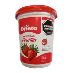 Mermelada frutilla - pote Orieta 500 Gr