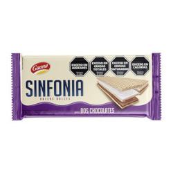 Obleas rellenas dos chocolates Sinfonia 100 Gr