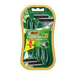 Promo máquina comfort sensitive 3 acción 3+1 Bic 4 U